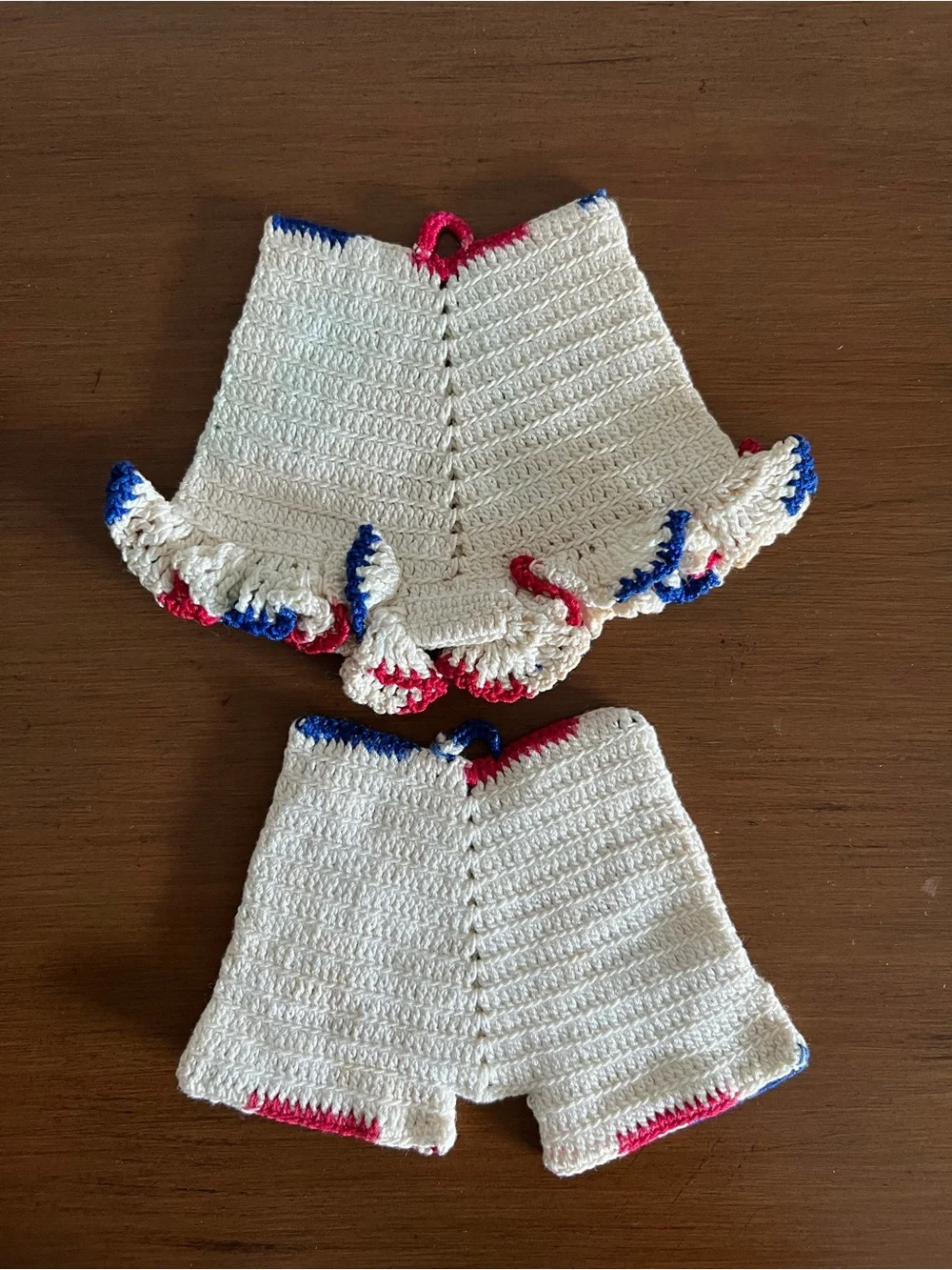 Vintage Handmade Crochet Pot Holders